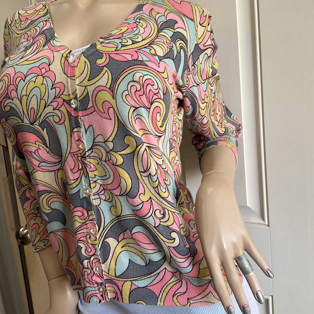 Pierre Cardin Pastel Cardigan L - Picture 13 of 14